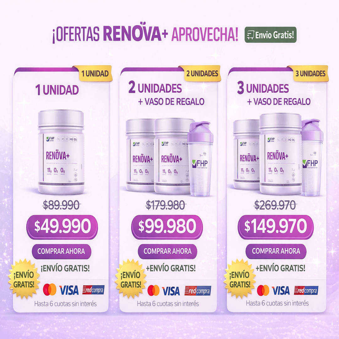 RENÖVA+ | Tu dosis Diaria de Juventud